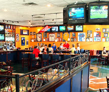 Play poker at Fanatics, the sports bar located in Doubletree Hotel in Johnson City